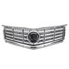 Front Bumper Upper Grille ABS Chrome Precise Fit Seamless Integration Long Durability 22738992 for Cars