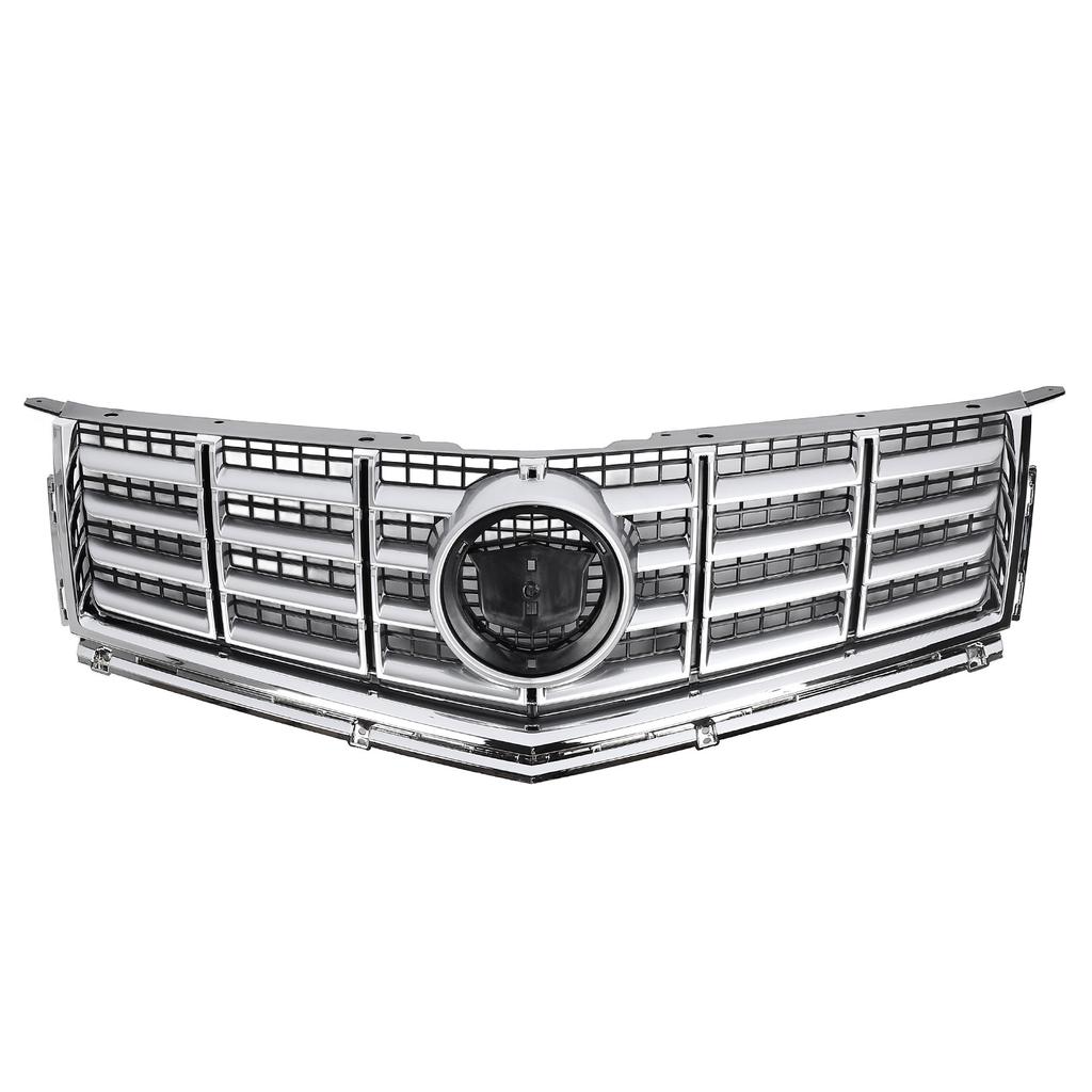 Front Bumper Upper Grille ABS Chrome Precise Fit Seamless Integration Long Durability 22738992 for Cars