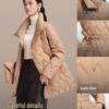 BOSIDENG Women's Lapel Commuter Goose Down Jacket B250134142