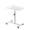 Mobile Laptop Computer Desk Cart Mobile Rolling Laptop Cart 360 Degree Rotating Desktop for Home