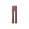 Zenvy Air Series Solid High-Waisted Quick-Dry Flared Leggings Women Leggings Smoky-Pink FV7922-208