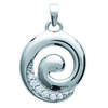 [I9763] - Silver Pendant 'Goddess' Silver White (rhodium-plated) - 16 Mm