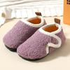 Child Cotton Slippers Solid Warm Kid Winter Home Shoe Boy Girl Plush Floor Shoe Indoor Soft Sole Anti-slip Cotton Shoe
