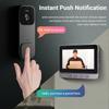 2.4G Wireless Smart Video Doorbell Two-way Intercom 4.3-inch Screen Wifi Doorbell Security System Infrared Night Vision Video Door Bell