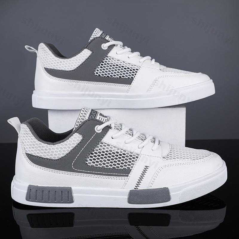 Men Casual Sneakers Mesh Breathable Comfortable Trend Board Shoe Men Sneakers Outdoor Sports Shoes Men New Running Shoes