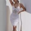 European-American Style Sexy Lace Suspender Dress with Underwire and Slimming Fit