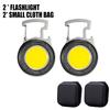 Multifunctional Portable COB Mini Keychain Light Type-c Charging Work Light Maintenance Light Emergency Outdoor Camping Light