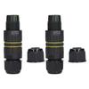 2PCS Junction Box Connector Garden M25 4 Core IP68 Waterproof 10?14mm Electrical Power Cable