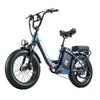 Burchda U8 Long Range Electric Bike, 1000W, 48V 31.5Ah Removable Battery, 100KM Range, Shimano 7-Speed, 20"x4.0" Tires City Commuter E-Bike