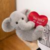 Creative Heart Stealing Animal Plush Toy Wedding Pressing Doll Love Baby Elephant Ornament Pink Pig Valentine's Day Gift