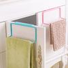 Plastic Towel Bar Holder Kitchen Cabinet Cupboard Door Hanging Rack Storage Hook Accessories