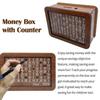 Wooden Money Box Handmade Money Saving Box Home Use Piggy Bank  Helps The Habit of Saving