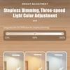 360° Flexible Table Lamp With Clip Stepless Dimming Led Desk Lamp Rechargeable Bedside Night Light For Study Reading Office Work