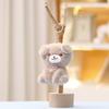 Bear Rabbit Duck Keychain Cute Cartoon Girl Backpack Hanging Plush Gift Doll
