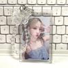 Transparent Butterfly Photocard Holder Keychain Pendant Acrylic Display Stand Kpop Idol Protection Credit Id Bank Card Holder