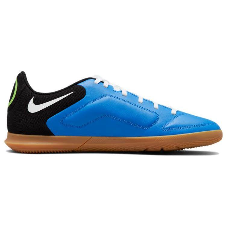 Nike Tiempo Legend 9 Club IC Light Photo Blue Lime Glow Unisex Sneakers Gum-Medium-Brown Black DA1189-403