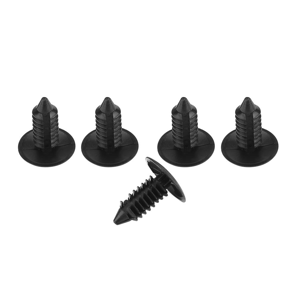 100Pcs Car Door Trim Bumper Rivets Clip Screws Push Fastener Retainer Clips