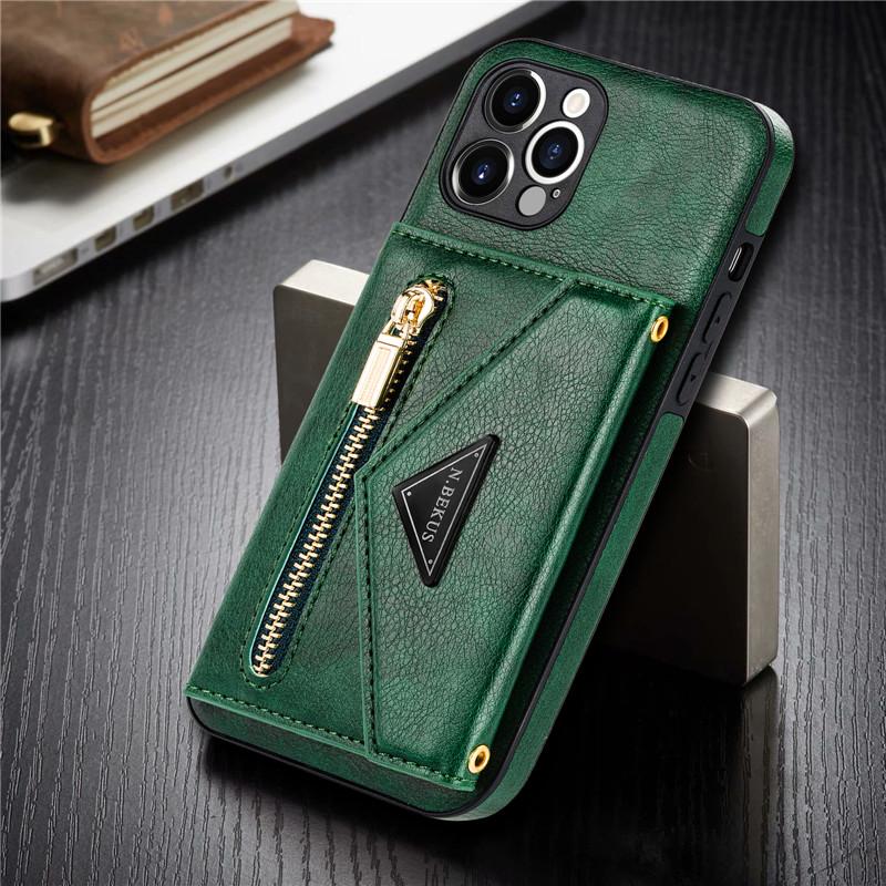 Lanyard Zipper Wallet Phone Case For iPhone 17 Pro Max 16 Plus 15 14 13 12 11 X XS XR 8 Samsung S25 Ultra S24 FE S22 S21 S20 Leather Purse Card Cover