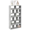 VidaXL Bookcase Concrete Grey 100x33x187.5 Cm Engineered Wood, Bookshelf, Storage Shelf, Cabinet 3309378