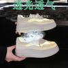 Mesh Breathable Thick-soled White Shoes Women's New Summer Thin Versatile Casual Sports Board Shoes
