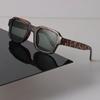 Vintage Rectangle Sunglasses Women Men Casual Fashion Glasses Luxurious Brand Designer Female