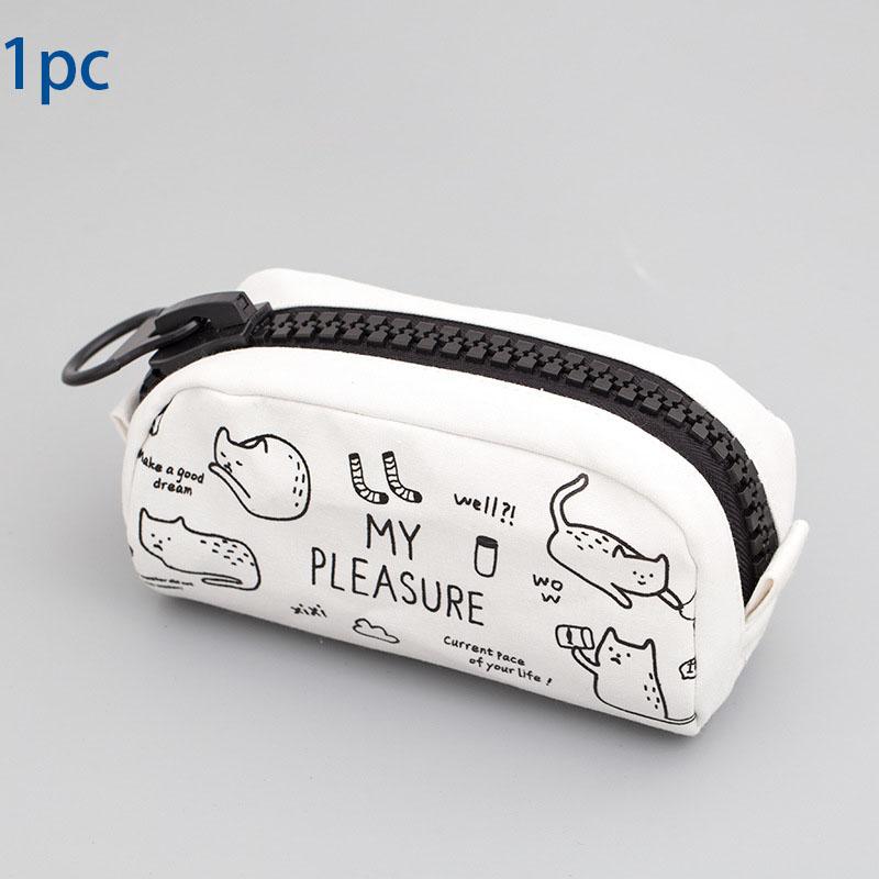 Creative Large Capacity Cartoon Animal Dog Pencil Case Kawaii Pencilcase School Supplies Pencil Bag Capacity Stationery Gifts
