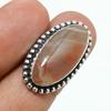 Montana Agate Gemstone Handmade Ethnic Engagement Gift Jewelry Ring 5.5" Y3d74