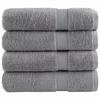 VidaXL Premium Quality Bath Towels 4 Pcs, Shower Towels, Bath Sheets, Guest Towels for Toilet, 137312
