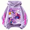 KPop Demon Hunters Huntrix Hoodie Kids Clothes Princess Girls Clothing Fashion Boys Clothes Spring Autumn Sweatshirt Child Tops
