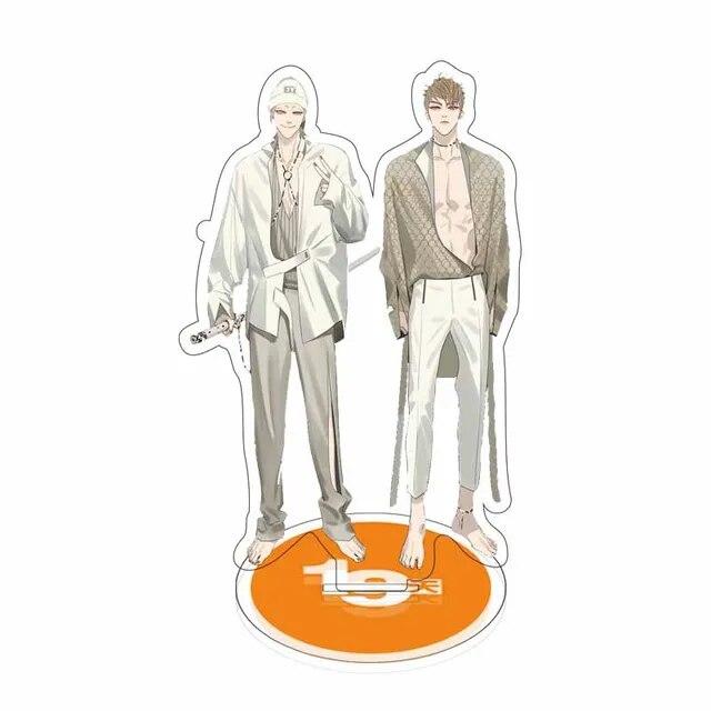 Hot Anime 19 Days Acrylic Figure Stand Model Toys Old Xian Hetian Jian Yi Character Model Desk Decor Cosplay BL Fans Collestive
