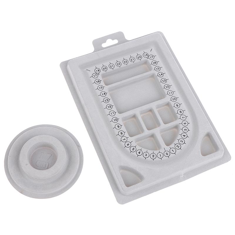 Flocked Bead Board Bracelet Necklace Beading Measuring Tools Diy Jewelry Making