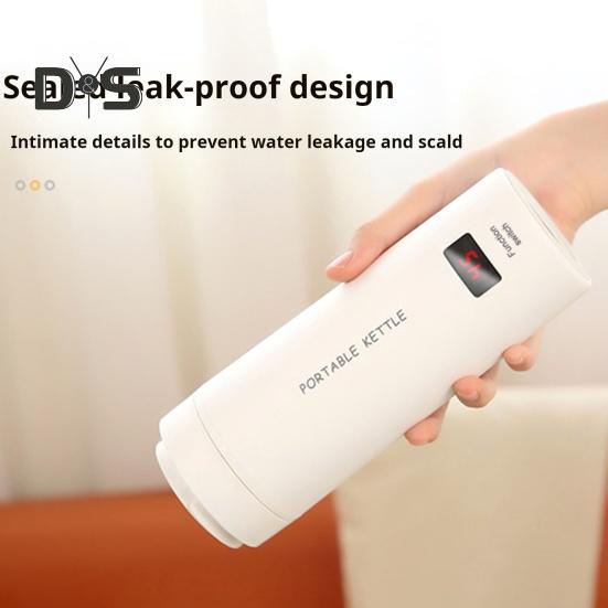 Travel Electric Kettle Portable Mini Water Boiler with 4 Temperature Settings Fast Heating Digital Display Auto Shut Off Mini Electric Kettle