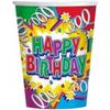 Paper Explosion Happy Birthday Party Cup (Pack of 8)