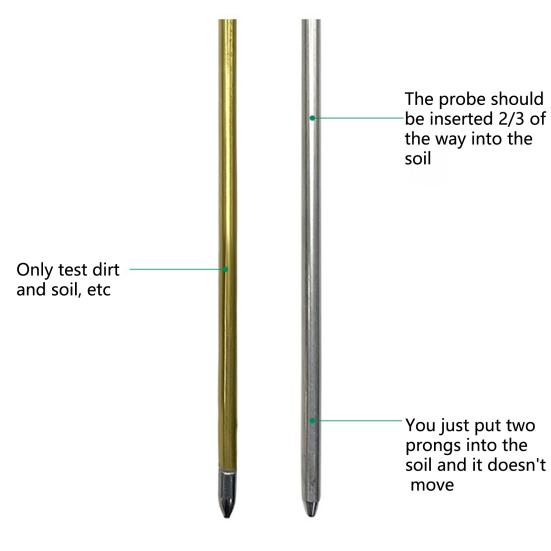LY101 Soil PH Meter Plug-and-Play 3-in-1 Soil Tester Plant Moisture Fertility PH Detector Garden Supply