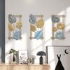 1PC Mounted Metal Wall Decor Modern Metal Leaf Wall Hanging Metal Wall Art