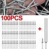 100-10pcs Cement Nails No Trace Double-Headed Sheep Horn Nails Set Sturdy Rustproof Carbon Steel Nails Set For Skirting Line
