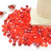 Dark Red Series Shining Multicolor 4/6mm Crystal Beads Rondelle Shape Jewelry Findings Earring Glass Quartz Charms Bracelet Accessories