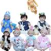 BZDOLL Full Soft Silicone Body Baby Reborn Baby Girl and Boy Dolls 22 Inch Newborn Bebe Alive Doll Toy Babies Birthday Gift Present