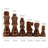 32 Pieces Wooden Chess Pieces, Figure Game Accessories, Tournament Players,