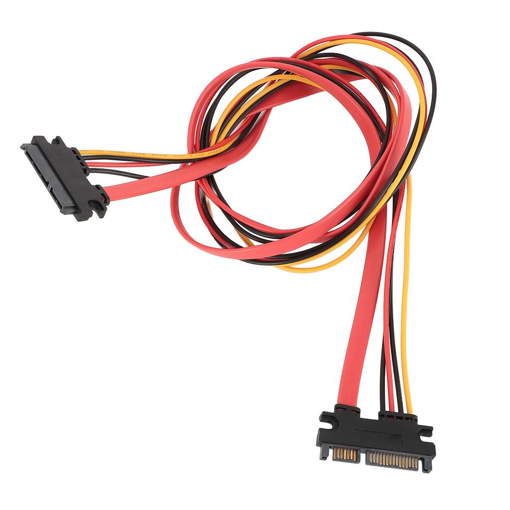 22Pin SATA Power Extension Cable Serial ATA Male To Female Combo Data Power Extension Cable 3.3ft