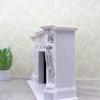 Mini Fireplace Model Toy for 1:12 Doll Houses Realistic Pretend Play Display Fireplaces European Style Hearth Model Accessories Photography Prop