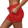 Women's Beach Sports Shorts Elastic Slim Drawstring Shorts Pants with Pockets Summer Casual Yoga Pants