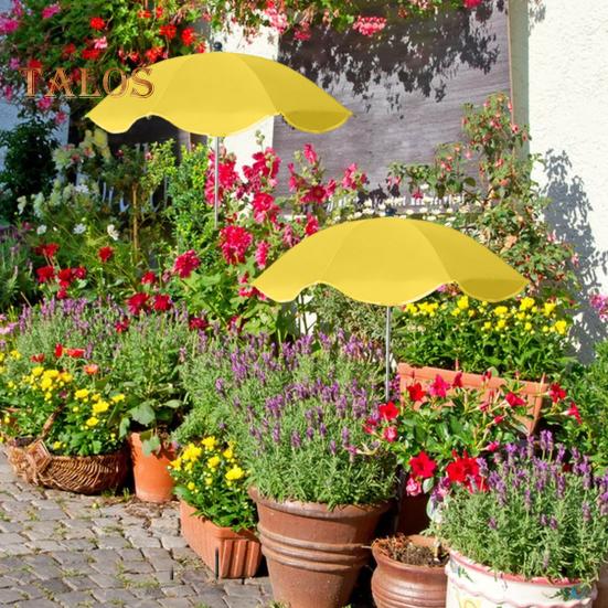 Plant Umbrella for Outdoor Plants Height Adjustable Umbrella with Stake Garden Umbrella Shade Protect Plants from Sun for Potted Plants Flower Beds