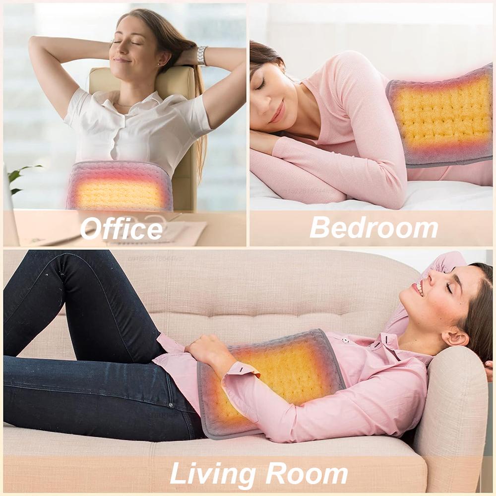 Electric Heating Pad Heating Pad for Household Office Body Abdomen Back Legs Hands Winter Soft Warmer Washable Thermal Blanket