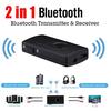 2in1 Audio Bluetooth 4.2+EDR Transmitter Receiver 3.5mm Jack Wireless Audio Converter With Battery for Computer TV Multimedia