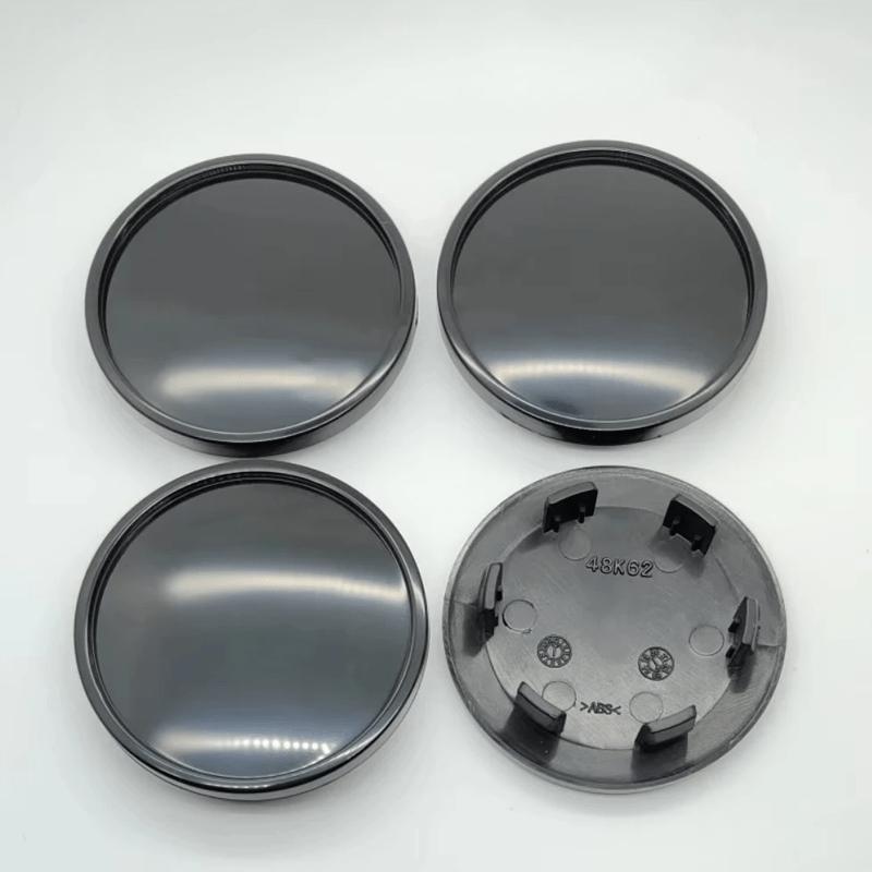 4pcs ABS 62mm ( 47.5mm Inner ) Blank Car Wheel Center Caps for Land Rover Universal Rim Hub Cover Accessories for 56mm Emblem Logo Car Stickers