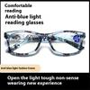 0~ +4.0 PC Anti Blue Light Presbyopia Glasses Spring Eye Leg Presbyopia Glasses Non Prescription Flat Glasses