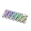 MAMBASNAKE K75 Mechanical Keyboard with Glass Switches, Hot-Swap Mechanism, Bluetooth2.4GUSB-C Connection, 3-Mode GSKET Design, Spacebar, Backlit,