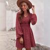 New Fashion Printed Daily Versatile Women'S Summer Loose And Casual Solid Color Cotton And Hemp Long Dress