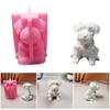 Lovely Animal Molds Castings Molds 3D Dog Silicone Moulds Plasters Molds Ornament Molds Epoxy Resin Molds